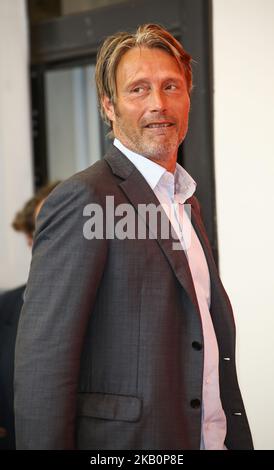 Mads Mikkelsen nimmt am 3. September 75. 2018 in Venedig, Italien, an der Fotoschau „am Tor der Ewigkeit“ Teil. (Foto von Matteo Chinellato/NurPhoto) Stockfoto