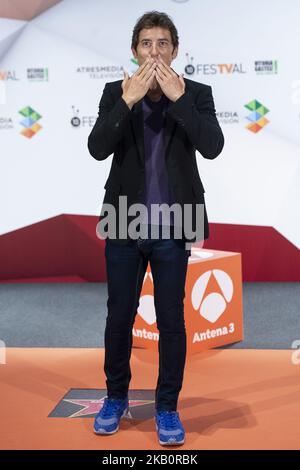 Comedian Manel Fuentes nimmt an der Präsentation der neuen Saison von „TU cara me suena“ während des Festvals in Vitoria, Spanien, Teil. 06. September 2018. (Foto von BorjaB.Hojas/COOLMedia/NurPhoto) Stockfoto