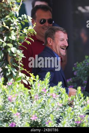 Giacomo Poretti wird während der Filmfestspiele von Venedig 75. am 6. September 2018 in Venedig, Italien, gesehen. (Foto von Matteo Chinellato/NurPhoto) Stockfoto