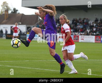 Christie Murray von Liverpool Women während der Women's Super League ein Spiel zwischen Arsenal und FC Liverpool Women bei Langeweile Wood in Langeweile Wood, England am 9. September 2018. (Foto von Action Foto Sport/NurPhoto) Stockfoto