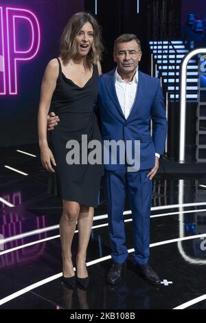 Sandra Barneda und Jorge Javier Vazquez nehmen an der Gran Hermano VIP 6 Präsentation am 11. September 2018 in Madrid, Spanien, Teil. (Foto von Oscar Gonzalez/NurPhoto) Stockfoto