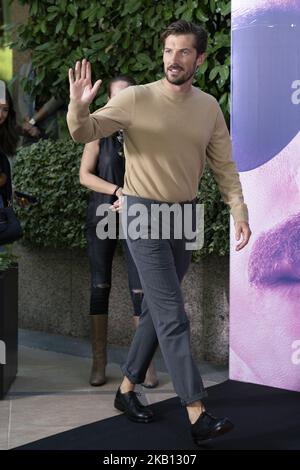 Gwilym Lee besucht am 14. September 2018 die Fotozelle „Bohemian Rhapsody“ im Villa Magna Hotel in Madrid, Spanien. (Foto von Oscar Gonzalez/NurPhoto) Stockfoto