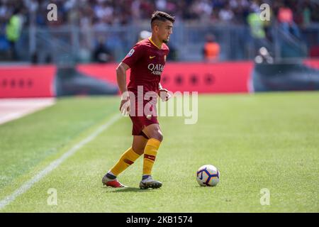 Cengiz unter AS Roma während des Serie-A-Spiels zwischen Roma und Chievo Verona im Stadio Olimpico, Rom, Italien am 16. September 2018. (Foto von Giuseppe Maffia/NurPhoto) Stockfoto