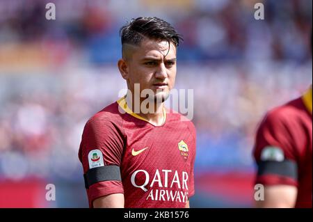 Cengiz unter AS Roma während des Serie-A-Spiels zwischen Roma und Chievo Verona im Stadio Olimpico, Rom, Italien am 16. September 2018. (Foto von Giuseppe Maffia/NurPhoto) Stockfoto