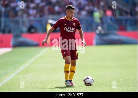 Cengiz unter AS Roma während des Serie-A-Spiels zwischen Roma und Chievo Verona im Stadio Olimpico, Rom, Italien am 16. September 2018. (Foto von Giuseppe Maffia/NurPhoto) Stockfoto