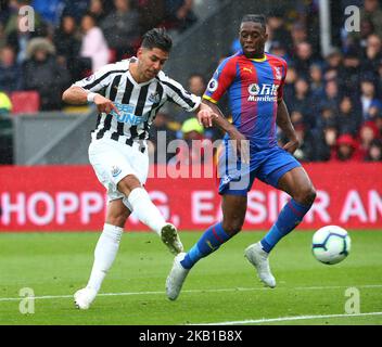 Ayoze Perez von Newcastle United während der Premier League zwischen Crystal Palace und Newcastle United im Selhurst Park Stadium, London, England am 22. September 2018. (Foto von Action Foto Sport/NurPhoto) Stockfoto