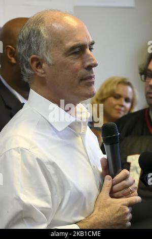 Der US-Senator Bob Casey (D-PA) spricht am 23. September 2018 bei einer Auftaktveranstaltung zur Unterstützung seiner Wiederwahl in einem Außenbüro in North Philadelphia, PA. (Foto von Bastiaan Slabbers/NurPhoto) Stockfoto