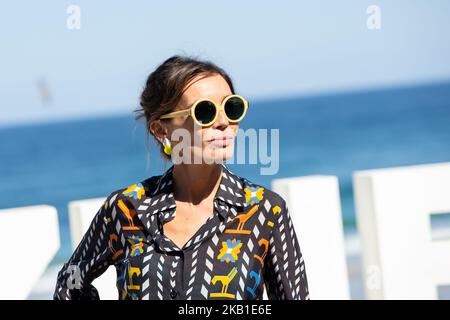 Maria Ballesteros nimmt am 25. September 2018 beim San Sebastian Film Festival 66. an der Fotoschau „Tiempo Despues“ in San Sebastian, Spanien, Teil. (Foto von Manuel Romano/NurPhoto) Stockfoto