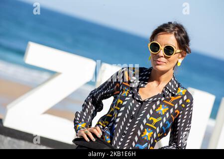 Maria Ballesteros nimmt am 25. September 2018 beim San Sebastian Film Festival 66. an der Fotoschau „Tiempo Despues“ in San Sebastian, Spanien, Teil. (Foto von Manuel Romano/NurPhoto) Stockfoto