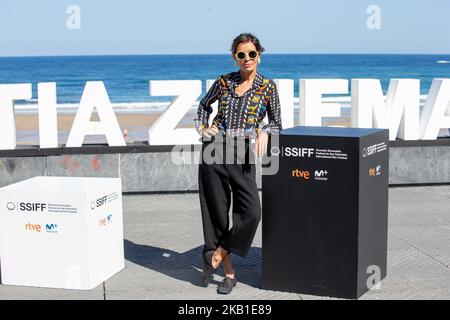 Maria Ballesteros nimmt am 25. September 2018 beim San Sebastian Film Festival 66. an der Fotoschau „Tiempo Despues“ in San Sebastian, Spanien, Teil. (Foto von Manuel Romano/NurPhoto) Stockfoto