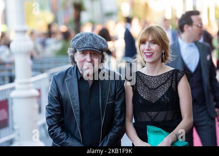 Joaquin Sabina besucht die Premiere von Tiempo Despues während des San Sebastian International Film Festival 66. am 25. September 2018 in San Sebastian, Spanien. (Foto von Manuel Romano/NurPhoto) Stockfoto