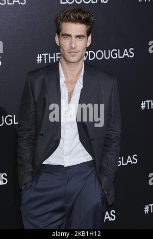 Jon Kortajarena nimmt am 27. September 2018 an der Fotoaktion „The New Douglas“ of Douglas im VP Hotel in Madrid Teil (Foto von Gabriel Maseda/NurPhoto) Stockfoto