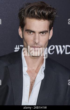 Jon Kortajarena nimmt am 27. September 2018 an der Fotoaktion „The New Douglas“ of Douglas im VP Hotel in Madrid Teil (Foto von Gabriel Maseda/NurPhoto) Stockfoto