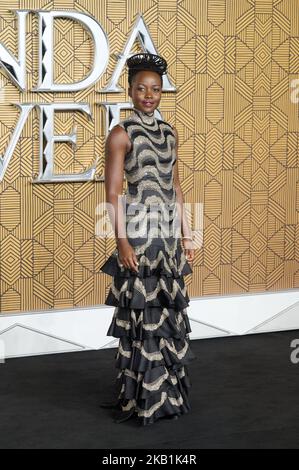 London, Vereinigtes Königreich . 3 November, 2022 . Lupita Nyong'O bei der europäischen Premiere von Black Panther: Wakanda Forever auf dem Cineworld Leicester Square. Kredit: Alan D West/Alamy Live Nachrichten/Alamy Live Nachrichten Stockfoto