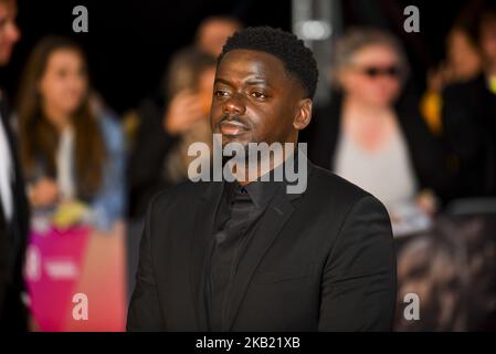 Daniel Kaluuya nimmt an der europäischen Premiere von „Witwen“ und der Eröffnungsgala des BFI London Film Festival 62. am 10. Oktober 2018 in London, England, Teil. (Foto von Alberto Pezzali/NurPhoto) Stockfoto