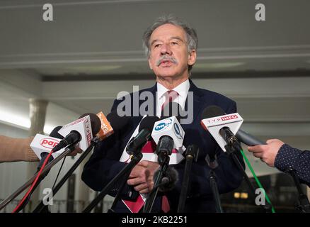 Wojciech Hermelinski am 23. November 2017 in Warschau, Polen (Foto: Mateusz Wlodarczyk/NurPhoto) Stockfoto