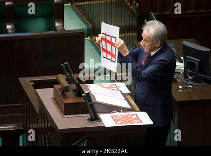 Wojciech Hermelinski am 23. November 2017 in Warschau, Polen (Foto: Mateusz Wlodarczyk/NurPhoto) Stockfoto