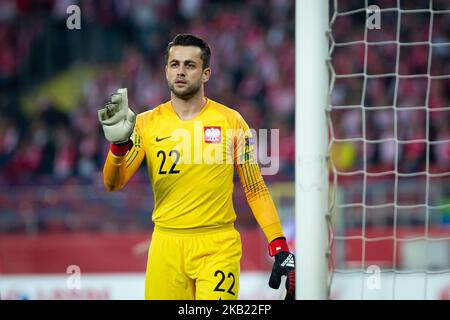 Lukasz Fabianski während der UEFA Nations League Ein Fußballspiel zwischen Polen und Portugal im Schlesischen Stadion in Chorzow, Polen am 11. Oktober 2018 (Foto: Mateusz Wlodarczyk/NurPhoto) Stockfoto