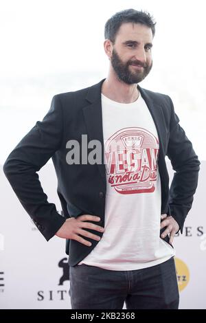 Schauspieler Dani Rovira nimmt an der Fotoschau der Präsentation von Superlopez während des Sitges 51 Festival de Cinema Fantastic de Catalunya in Sitges, Barcelona, Spanien, Teil. 11. Oktober 2018. (Foto von PeterSabok/COOLMedia/NurPhoto) Stockfoto