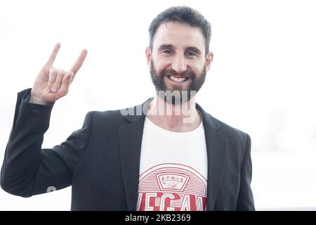 Schauspieler Dani Rovira nimmt an der Fotoschau der Präsentation von Superlopez während des Sitges 51 Festival de Cinema Fantastic de Catalunya in Sitges, Barcelona, Spanien, Teil. 11. Oktober 2018. (Foto von PeterSabok/COOLMedia/NurPhoto) Stockfoto