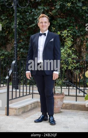 Andrea Germani während der Fotozelle zur Präsentation des neuen Films von Valeria Golino, 'Euforia', in Rom, Italien, am 16. Oktober, 2018. (Foto von Mauro Fagiani/NurPhoto) Stockfoto
