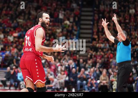 Italien. 03.. November 2022. EA7 EMPORIO ARMANI MILAN vs. REAL MADRID, Turkish Airlines EuroLeague-Spiel der regulären Saison 6, 3.. November 2022, im Bild nur redaktionelle Verwendung Kredit: Unabhängige Fotoagentur/Alamy Live News Stockfoto