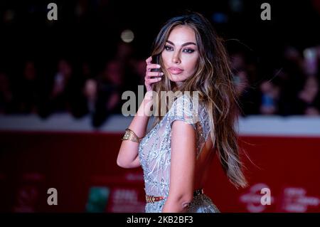 Die rumänische Schauspielerin und Model Madalina Ghenea nimmt am 22. Oktober 2018 am Roten Teppich während des Rom Film Fest 13. im Auditorium Parco della Musica Teil. (Foto von Giuseppe Maffia/NurPhoto) Stockfoto