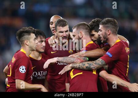 Als Roma-Spieler beim UEFA Champions League-Spiel der Gruppe G zwischen AS Roma und PFC CSKA Moskau im Stadio Olimpico am 23. Oktober 2018 in Rom, Italien. (Foto von Danilo Di Giovanni/NurPhoto) Stockfoto