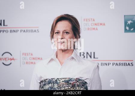 Sigourney Weaver nimmt am 24. Oktober 2018 im Auditorium Parco della Musica in Rom, Italien, an einer Fotocolalle während des Rom Film Fest 13. Teil. (Foto von Luca Carlino/NurPhoto) Stockfoto