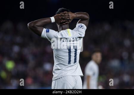 11 Keita Balde aus Senegal vom FC Internazionale Milano während des UEFA Champions League-Spiels zwischen dem FC Barcelona und dem FC Internazionale Milano im Camp Nou Stadium in Barcelona am 24. Oktober 2018. (Foto von Xavier Bonilla/NurPhoto) Stockfoto