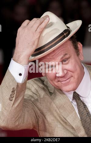 Der Schauspieler John C. Reilly posiert während des roten Teppichs des Films „Stan & Ollie“ auf der Ausgabe 13. des Rome Film Festival in Rom, Italien am 24. Oktober 2018. (Foto von Massimo Valicchia/NurPhoto) Stockfoto