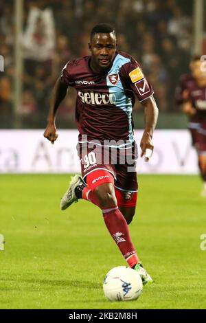 Lamin Jallow (US Salernitana) während der italienischen Serie A Fußball US Salernitana gegen LIVORNO Calcio im Arechi-Stadion in Salerno am 31. Oktober 2018 (Foto von Paolo Manzo/NurPhoto) Stockfoto