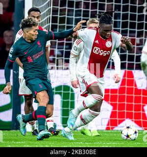 AMSTERDAM, Niederlande, 26-10-2022, Fußball, Johan Cruijff Arena, Champions League, Saison 2022 / 2023, während des Spiels Ajax - Liverpool, Stockfoto