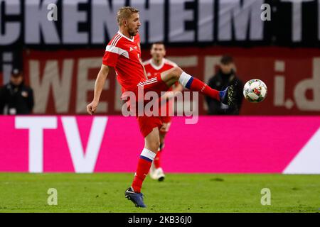 Yury Gazinsky aus Russland im Einsatz beim internationalen Freundschaftsspiel zwischen Deutschland und Russland am 15. November 2018 in der Red Bull Arena in Leipzig. (Foto von Mike Kireev/NurPhoto) Stockfoto