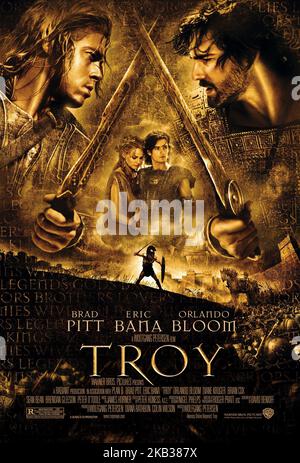 PITT, KRUGER, BLOOM, POSTER, TROY, 2004 Stockfoto