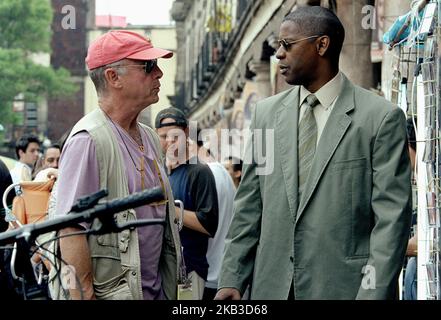 MANN IN BRAND, TONY SCOTT, DENZEL WASHINGTON, 2004 Stockfoto