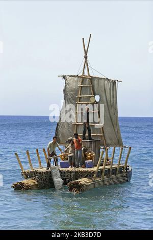 VERLOREN : SAISON 1, DANIEL DAE KIM, MALCOLM DAVID KELLEY, HAROLD PERRINEAU, JOSH HOLLOWAY, 2004 Stockfoto