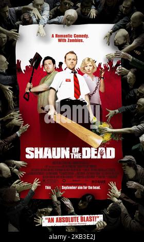 SHAUN OF THE DEAD, NICK FROST, SIMON PEGG, KATE ASHFIELD, 2004 Stockfoto