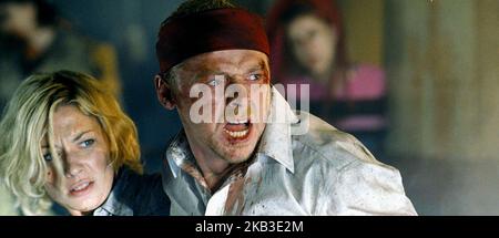 SHAUN DER TOTEN, KATE ASHFIELD, SIMON PEGG, 2004 Stockfoto