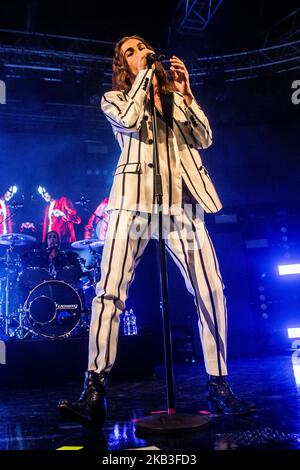 Damiano David von Maneskin spielt am 23. November 2018 live bei Fabrique in Mailand, Italien. (Foto von Mairo Cinquetti/NurPhoto) Stockfoto