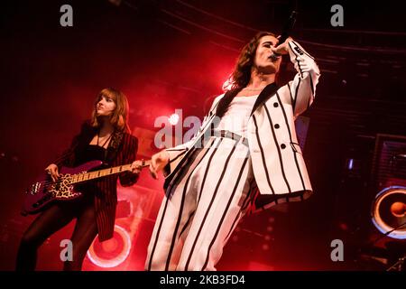 Damiano David von Maneskin spielt am 23. November 2018 live bei Fabrique in Mailand, Italien. (Foto von Mairo Cinquetti/NurPhoto) Stockfoto