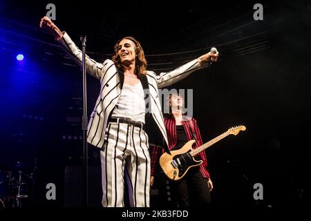Damiano David von Maneskin spielt am 23. November 2018 live bei Fabrique in Mailand, Italien. (Foto von Mairo Cinquetti/NurPhoto) Stockfoto