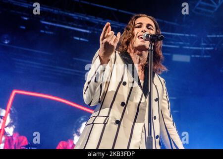 Damiano David von Maneskin spielt am 23. November 2018 live bei Fabrique in Mailand, Italien. (Foto von Mairo Cinquetti/NurPhoto) Stockfoto