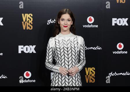 Georgina Amoros nimmt an der Premiere von Vis in der Saison 4 im Kino Callao City Lights in Madrid, Spanien, am 29. November 2018 Teil. (Foto von A. Ware/NurPhoto) Stockfoto