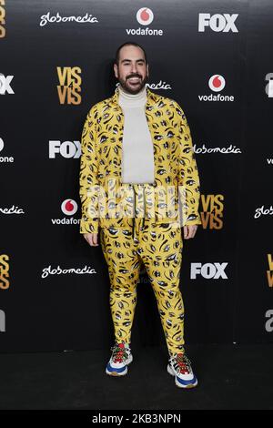 Alberto Velasco nimmt an der Premiere von Vis in der Saison 4 im Kino Callao City Lights in Madrid, Spanien, am 29. November 2018 Teil. (Foto von A. Ware/NurPhoto) Stockfoto