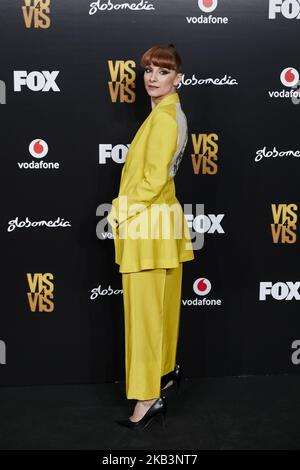 Najwa Nimri nimmt an der Premiere von Vis a Vis in der Saison 4 im Callao City Lights Kino in Madrid, Spanien, am 29. November 2018 Teil. (Foto von A. Ware/NurPhoto) Stockfoto