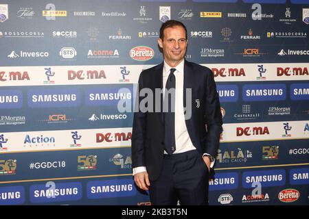 Massimiliano Allegri beim „Oscar Del Calcio AIC“ Italian Football Awards Fotocall in Mailand, Italien, am 03 2018. Dezember (Foto: Mairo Cinquetti/NurPhoto) Stockfoto