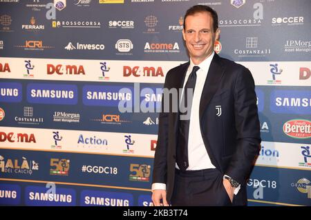 Massimiliano Allegri nimmt am 3. Dezember 2018 an den „Oscar Del Calcio AIC“ Italian Football Awards in Mailand, Italien, Teil. (Foto von Andrea Diodato/NurPhoto) Stockfoto