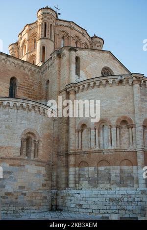 Stiftskirche der Heiligen Maria der Großen, in Toro. Zamora Stockfoto