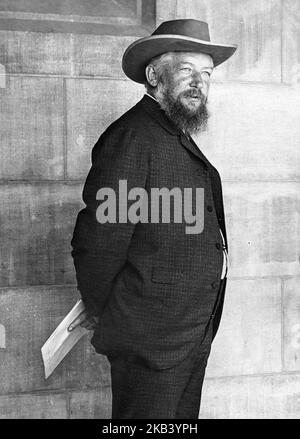 Dr. Willem Ostwald, Professor für Chemie, Friedrich Wilhelm Ostwald (1853 – 1932) baltisch-deutscher Chemiker und Philosoph. Stockfoto